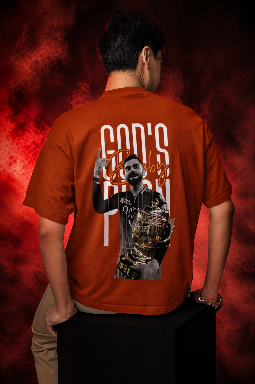 RCB God's Plan Unisex Oversized T-Shirt