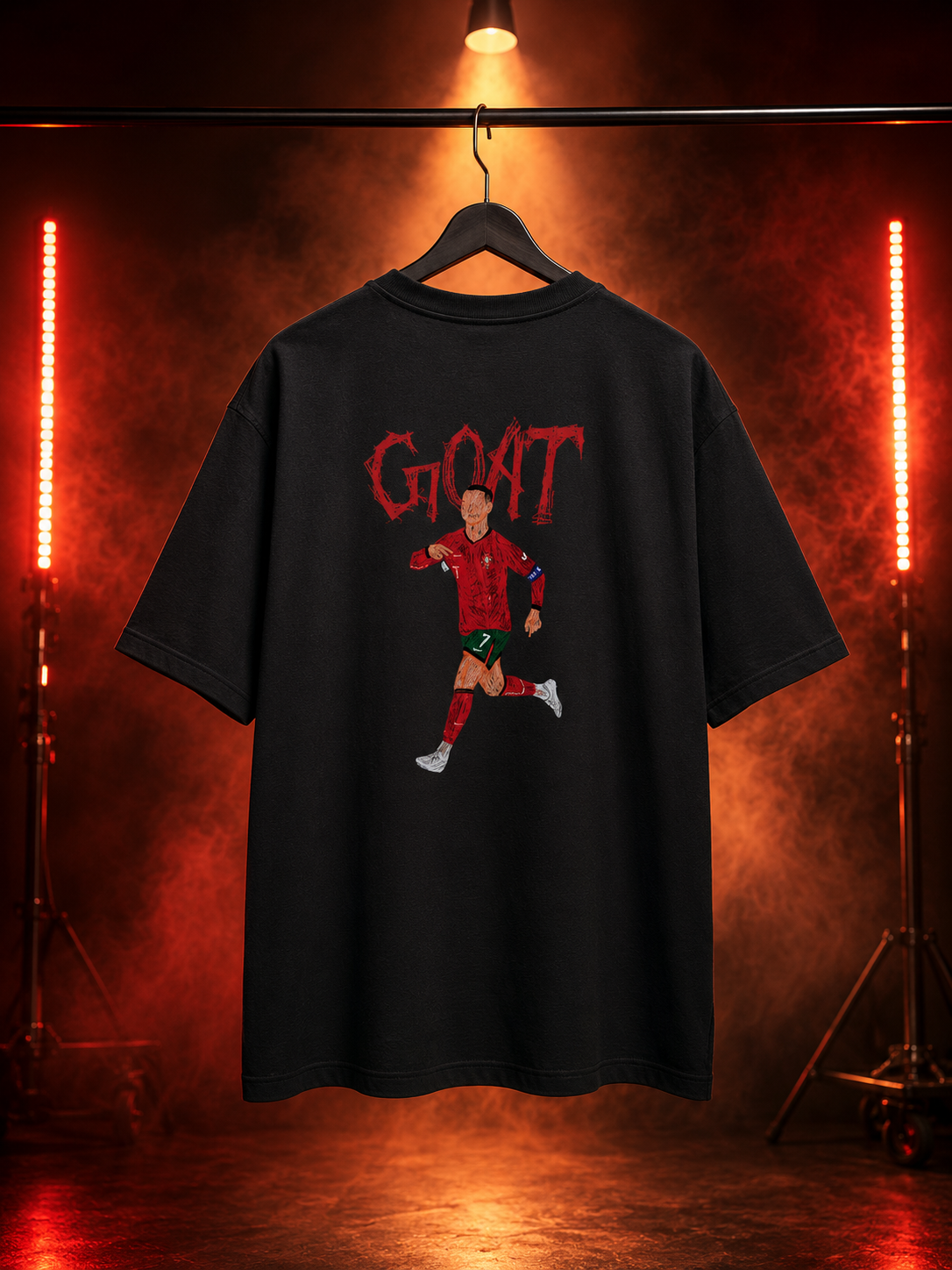 GOAT Ronaldo Oversized T-Shirt