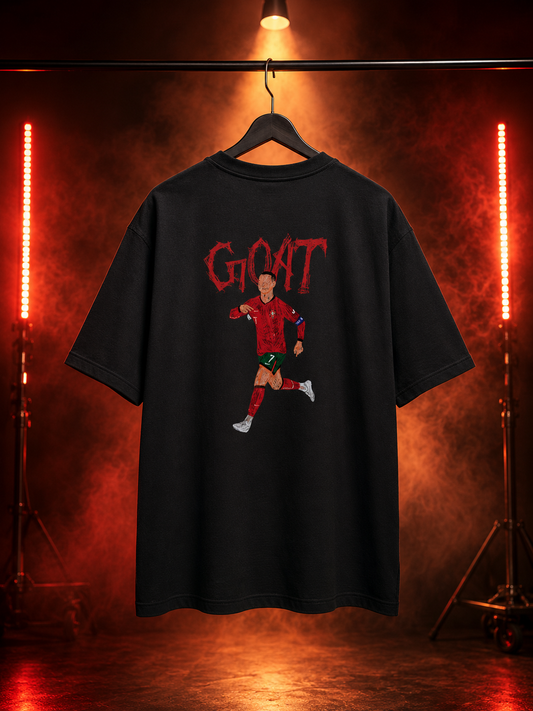 GOAT Ronaldo Oversized T-Shirt