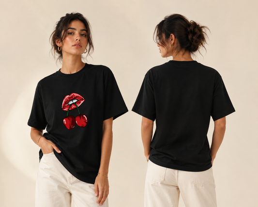 Cherry lips Regular Fit T-Shirt