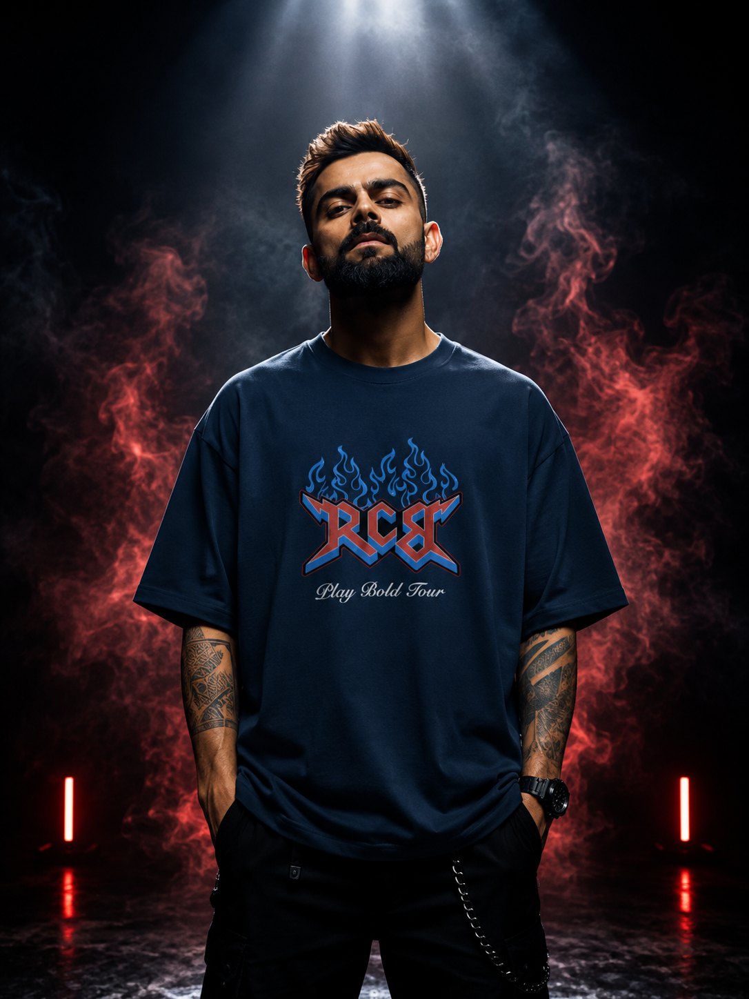 Viral RCB Oversized T-Shirt