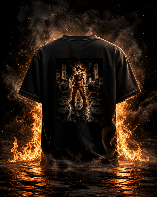 Premium Goku Deadlifting Regular Fit T-Shirt