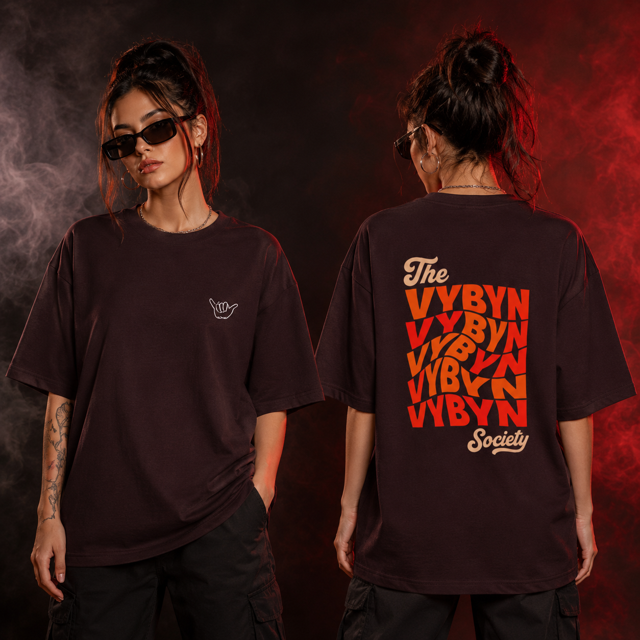 The Vybyn Society Unisex Premium Oversized T-Shirt