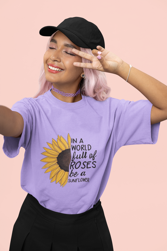Sunflower Oversized T-Shirt