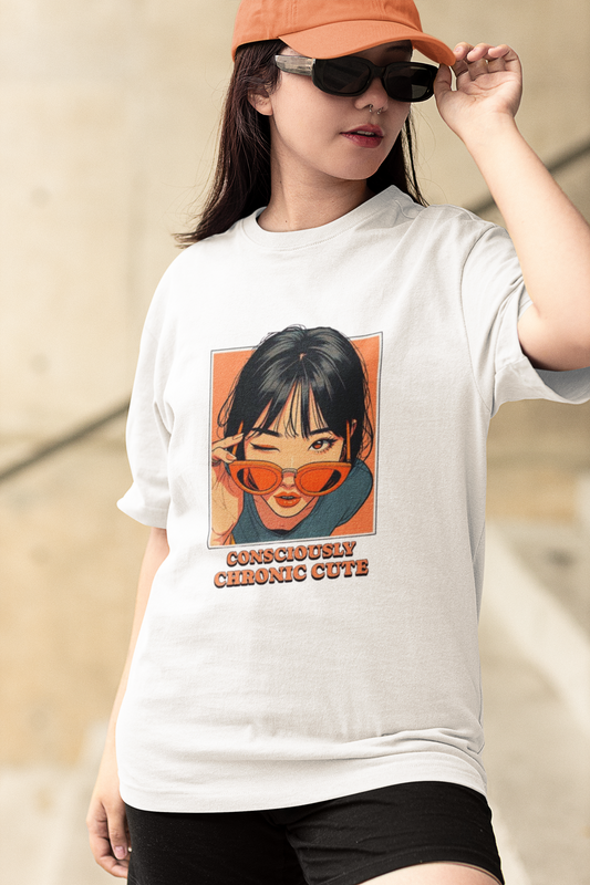 Consciously Chronic Cute Oversized T-Shirt