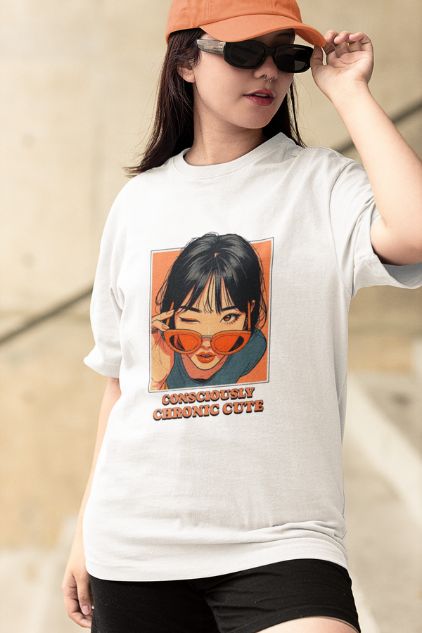 Consciously Chronic Cute Oversized T-Shirt
