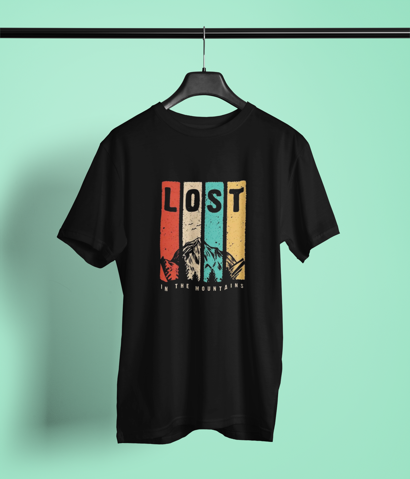 Lost in the Mountains Regular Fit T-Shirt